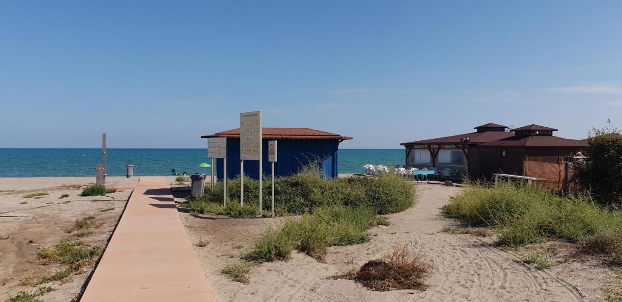 Apartamentos Paraiso Vera Playa: Beachfront with Private Pool and Garden Exterior photo