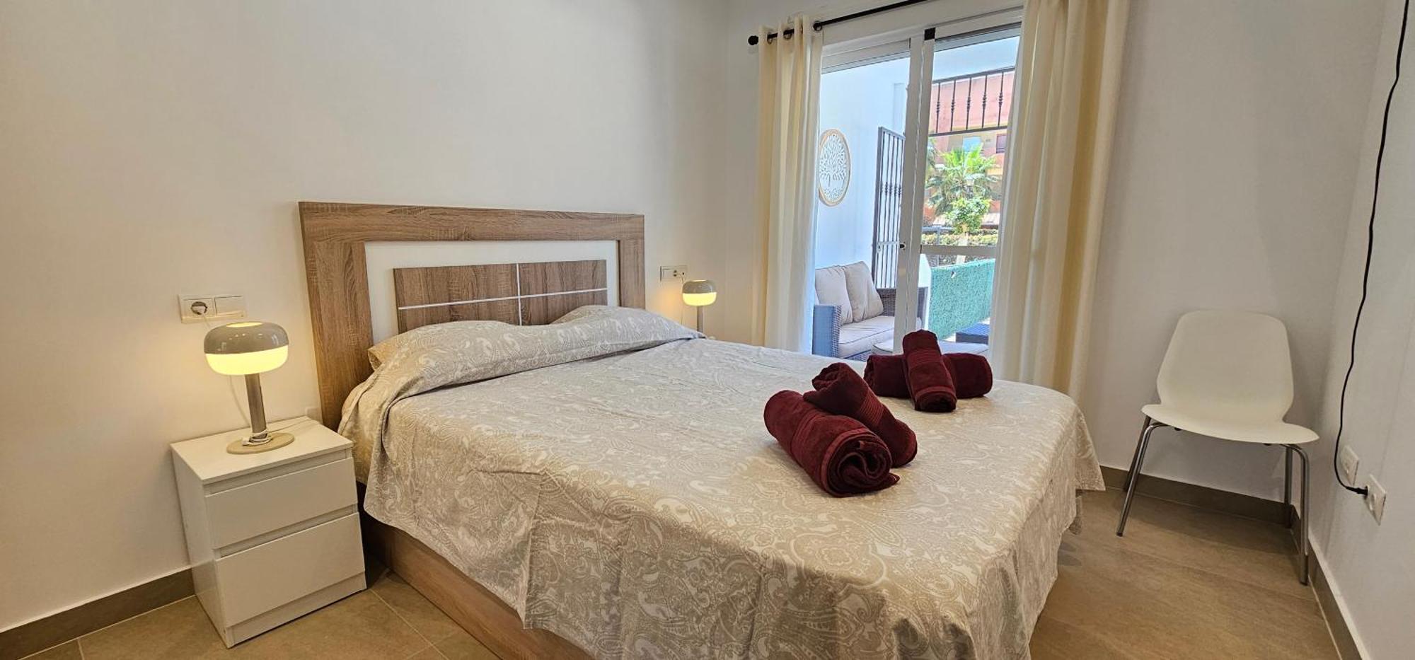 Apartamentos Paraiso Vera Playa: Beachfront with Private Pool and Garden Exterior photo